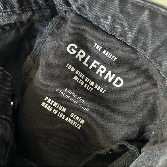 GRLFRND The Hailey Boot Cut Hailey Low Rise Slim Boot in Sunset Strip sz.27 - Picture 9 of 9